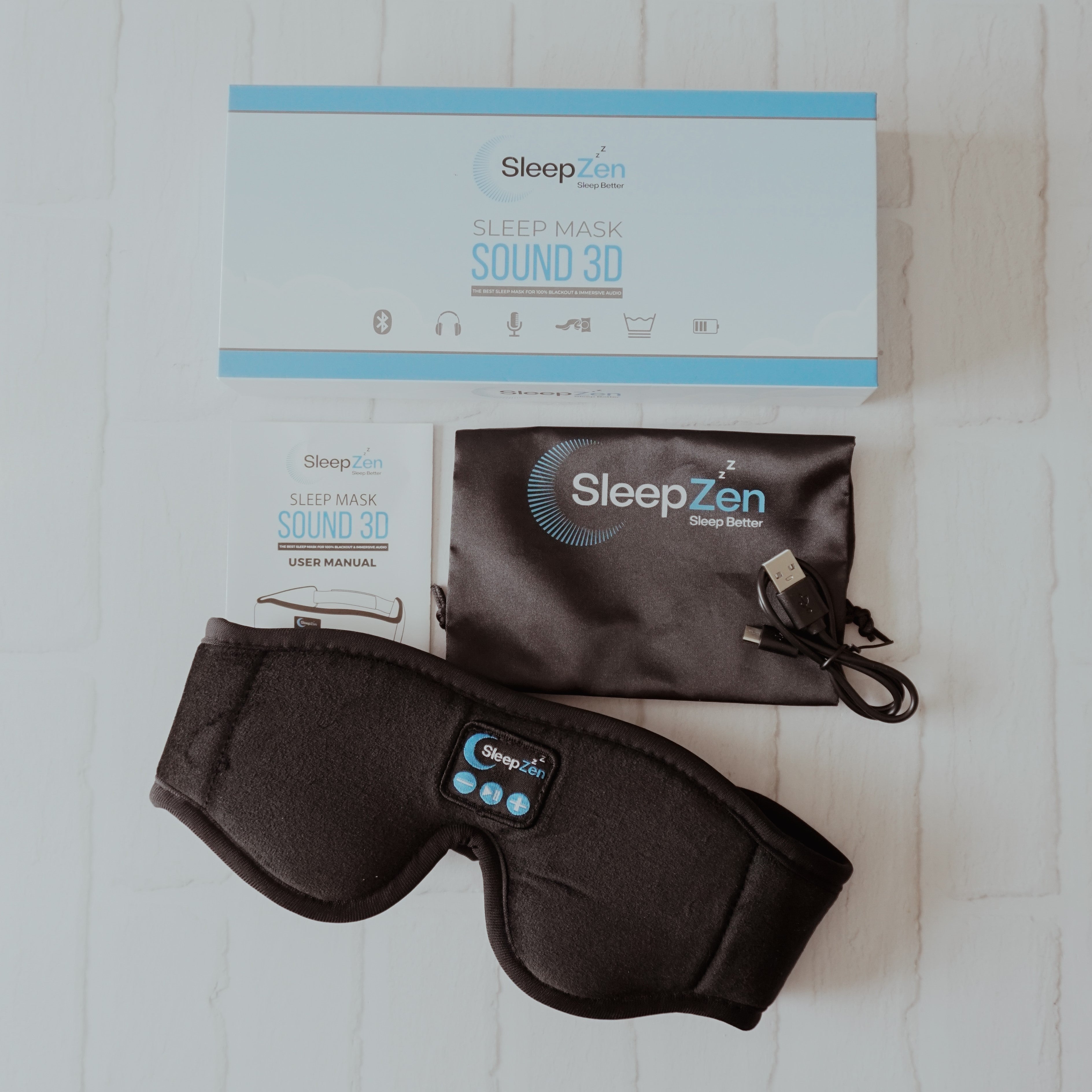 Sleep Zen™ - Sleep Mask Sound 3D